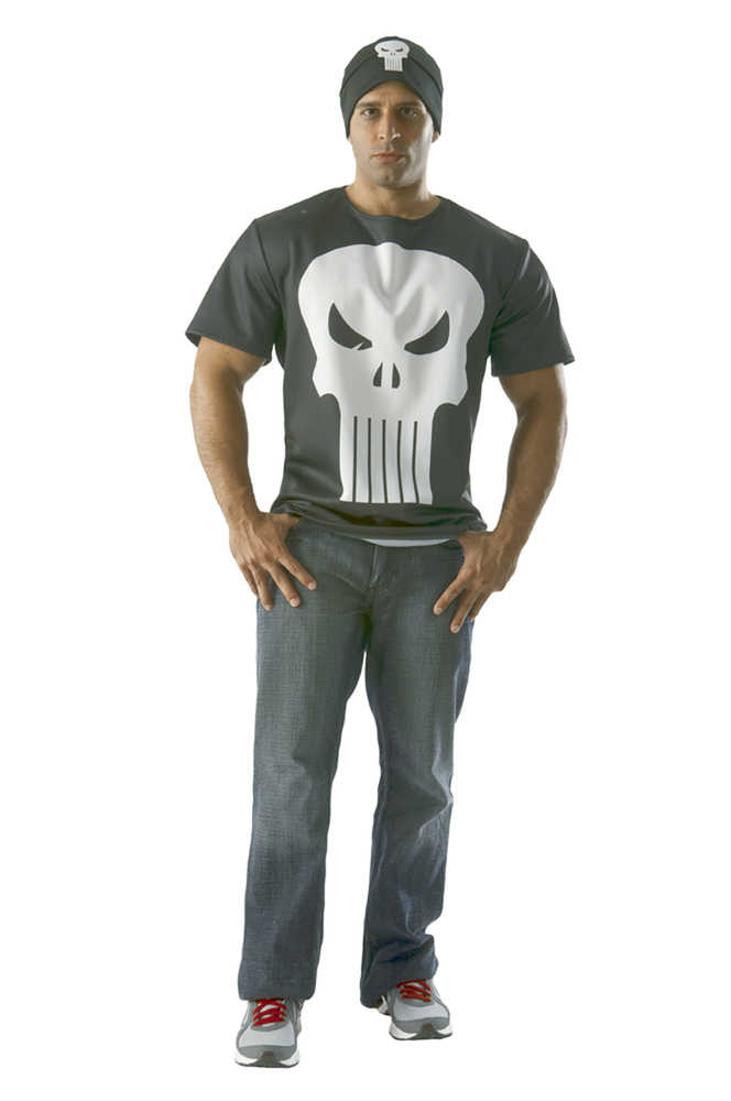 Marvel Punisher T-Shirt with Beanie XL 