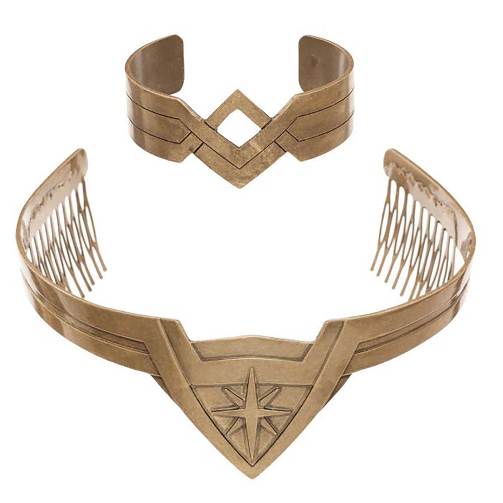 DC Wonder Woman Movie Tiara & Bracelet Cosplay Set 