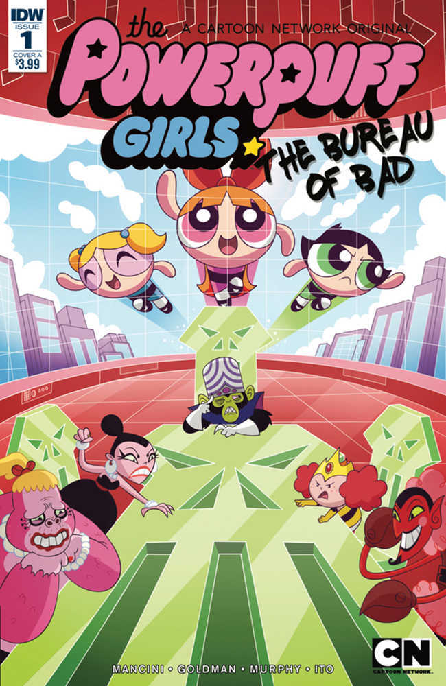 Powerpuff Girls Bureau Of Bad #1 (Of 3) Cover A Murphy