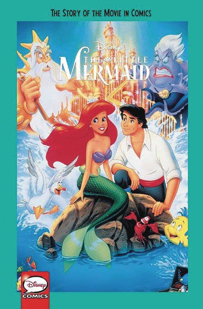 Disney The Little Mermaid Story Of Movie In Comics Ya Graphic Novel 