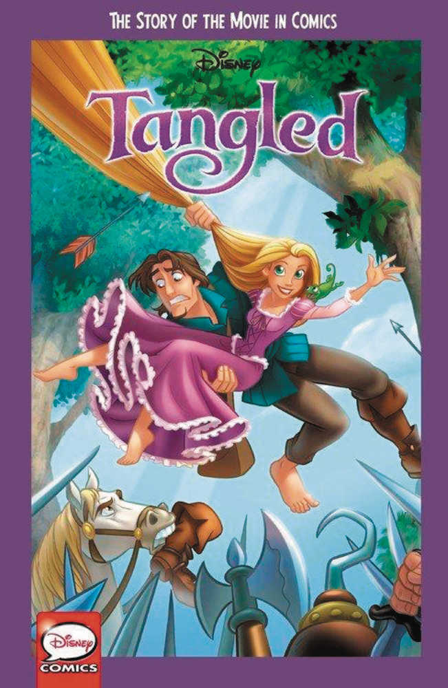 Disney Tangled Story Of Movie In Comics Ya Graphic Novel 