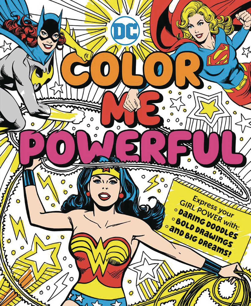 DC Super Heroes Softcover Color Me Powerful Softcover 