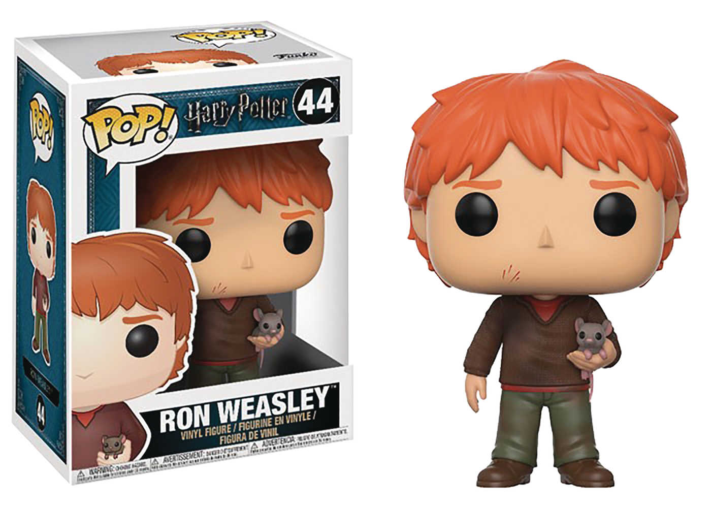 Pop Harry Potter Series 4 Ron Weasley with Scabbers Vinyl Figure
