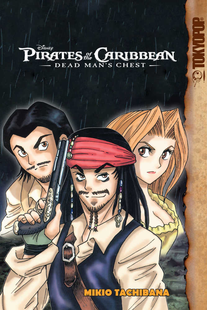 Disney Manga Pirates Caribbean Dead Man Chest Graphic Novel 