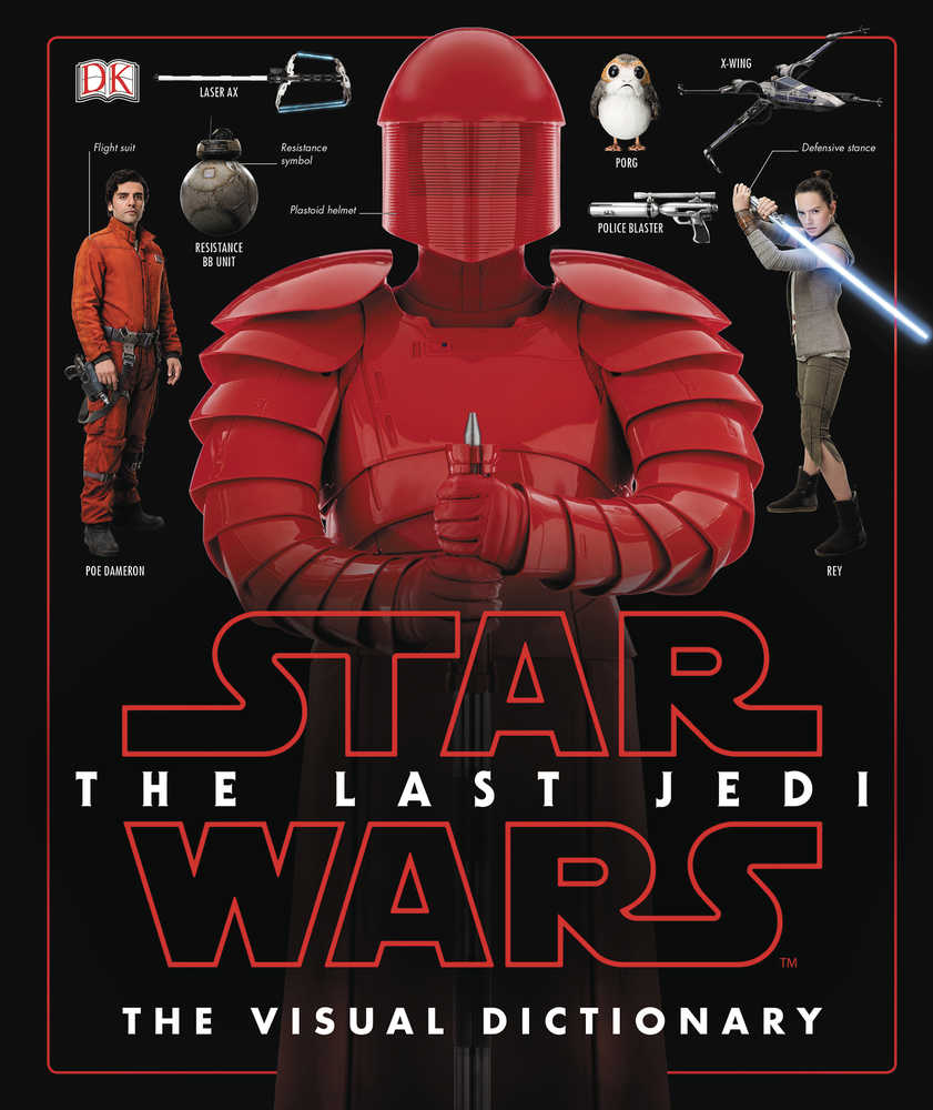 Star Wars Last Jedi Visual Dictionary Hardcover 