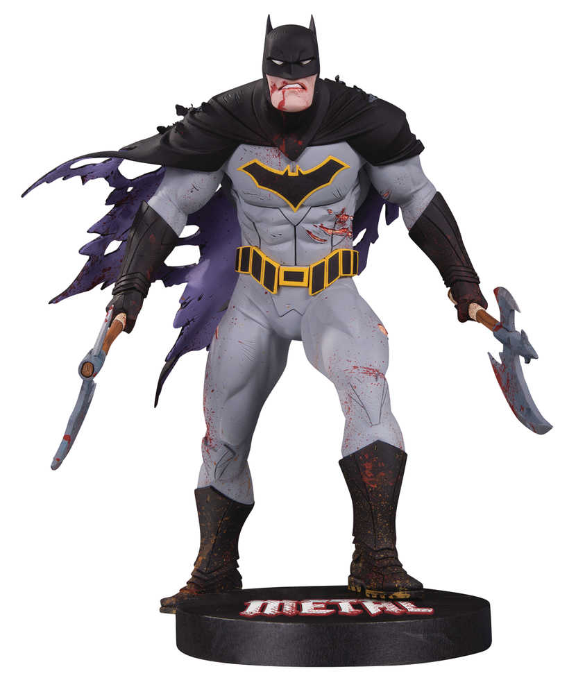 DC Designer Series Metal Batman Statue By Capullo
