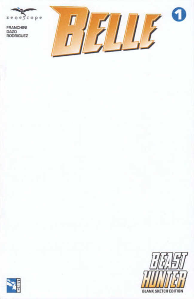 Belle Beast Hunter #1 (Of 6) E Cover Blank Sketch