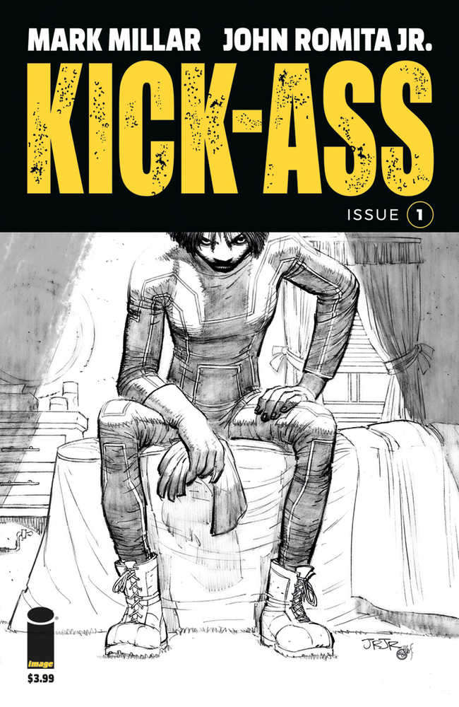 Kick Ass #1 Cover B Black & White Romita Jr (Mature)