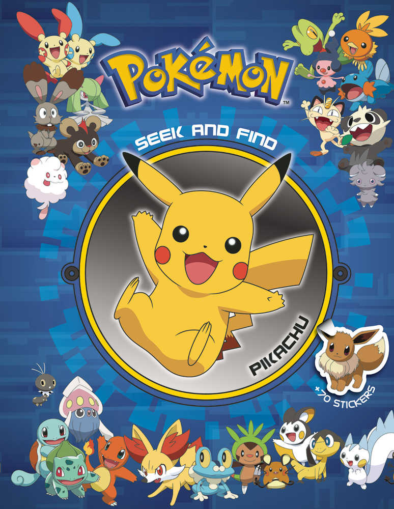 Pokemon Seek & Find Hardcover Pikachu 