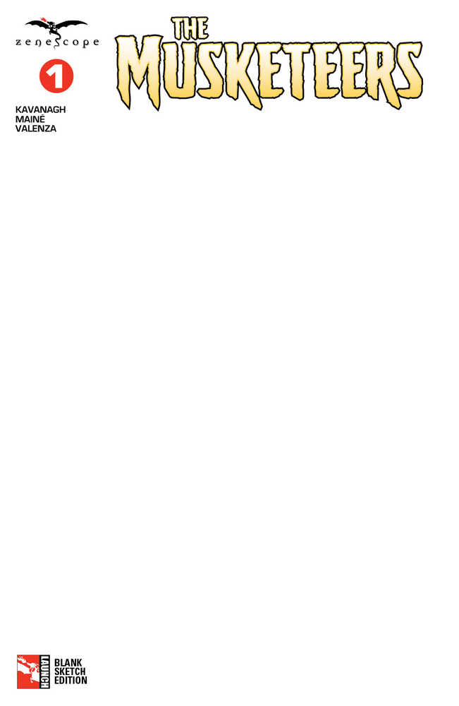 Musketeers #1 (Of 5) Cover F Blank Sketch