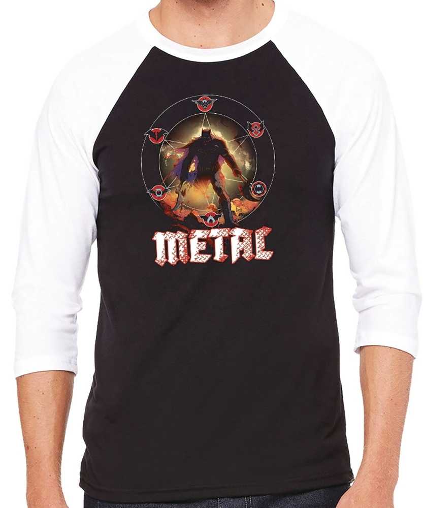 Dark Nights Metal Tour Baseball Shirt SM 