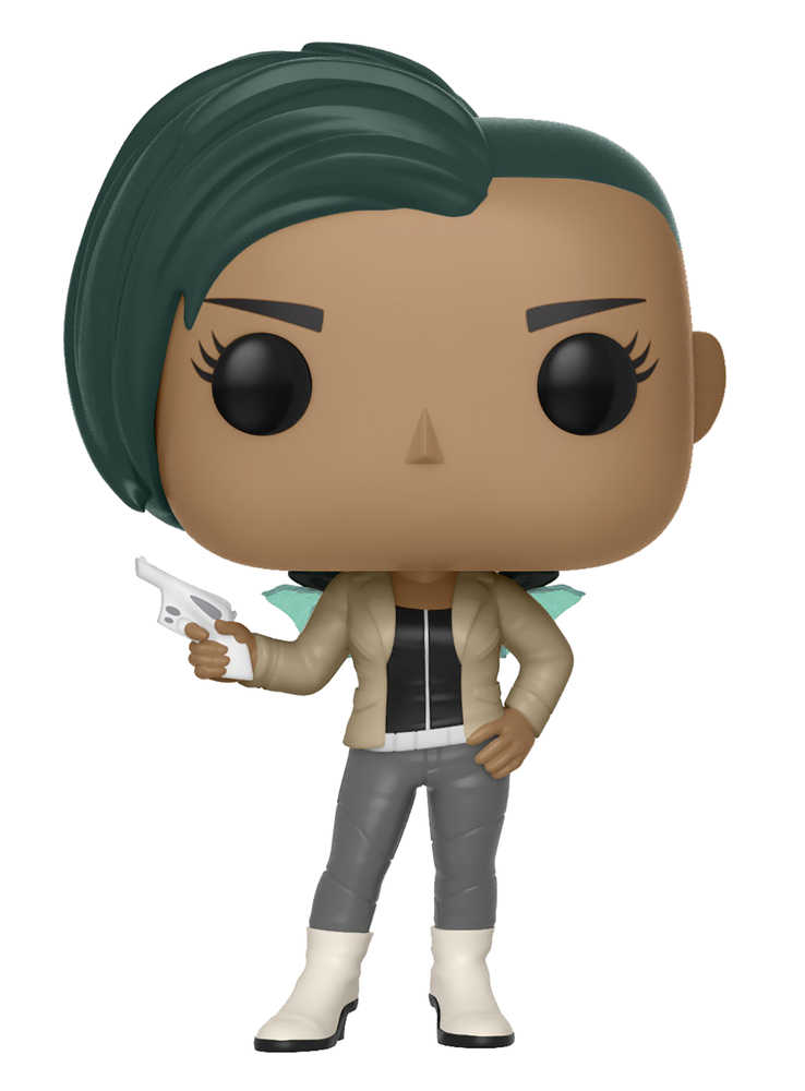 Pop Saga Alana W/Gun Vinyl Figure 