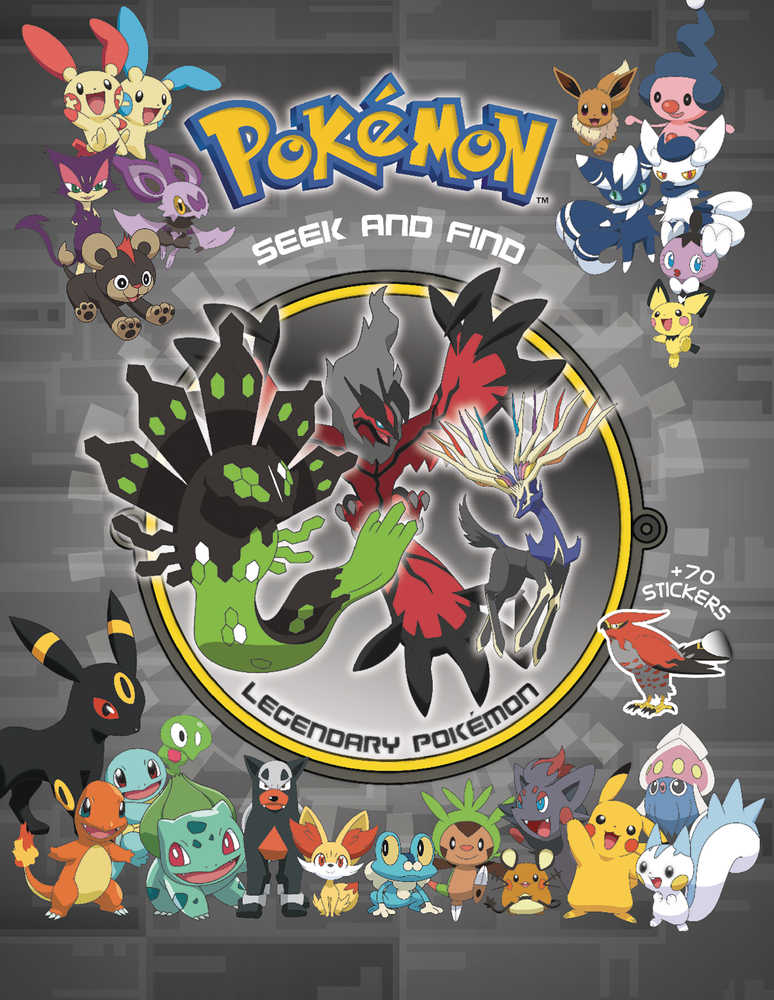 Pokemon Seek & Find Hardcover Legendary Pokemon 