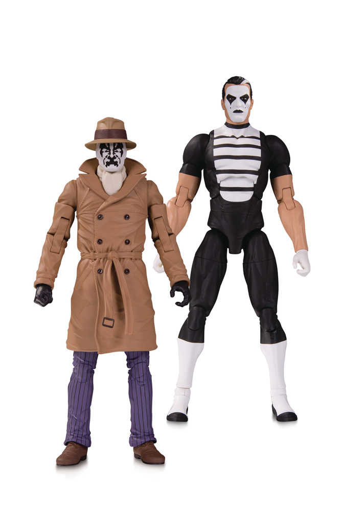 Doomsday Clock Rorschach Mime Action Figure 2 Pack