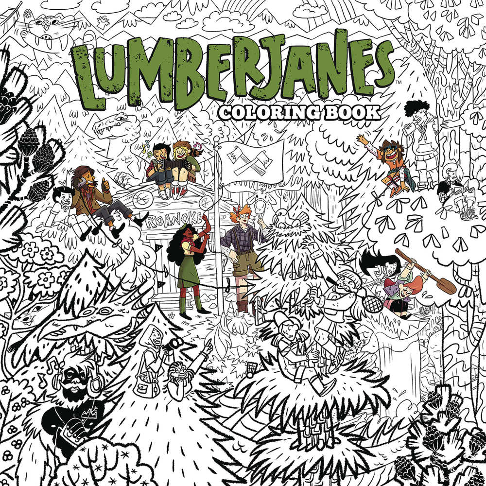 Lumberjanes Coloring Book TPB 