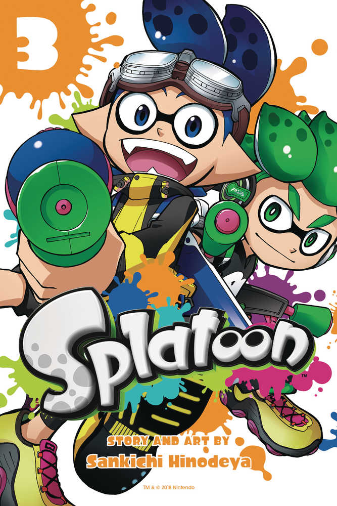 Splatoon Manga Graphic Novel Volume 03 