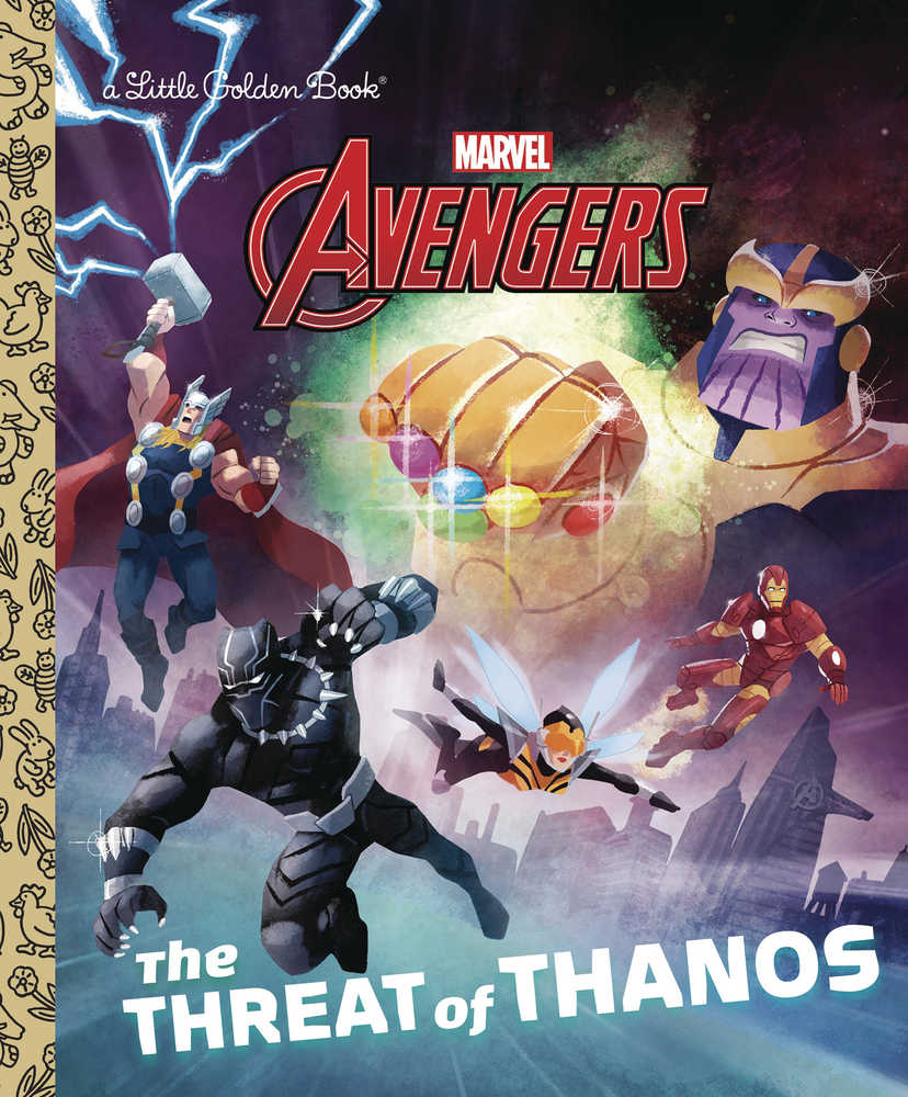 Little Golden Book Avengers Threat Of Thanos Year Hardcover 