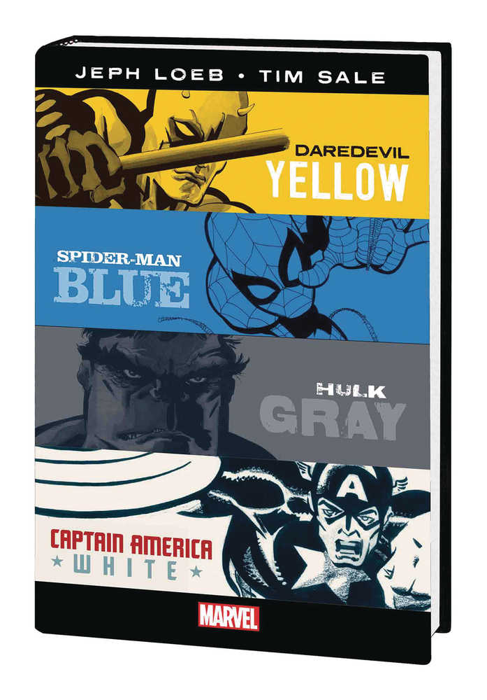 Jeph Loeb Tim Sale Yellow Blue Gray & White Omnibus Hardcover