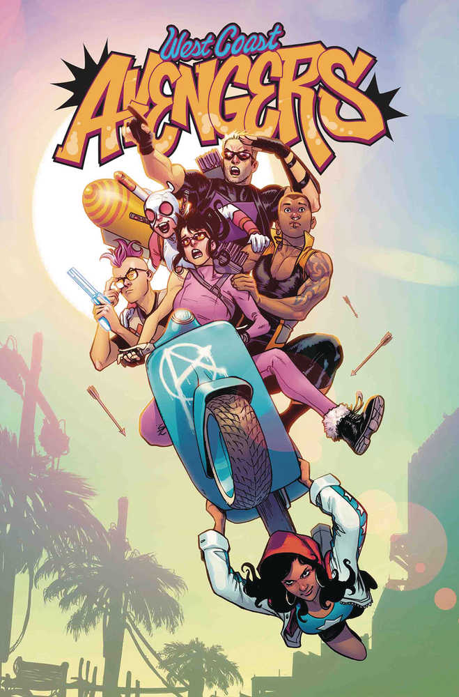 West Coast Avengers #1 By Caselli Poster
