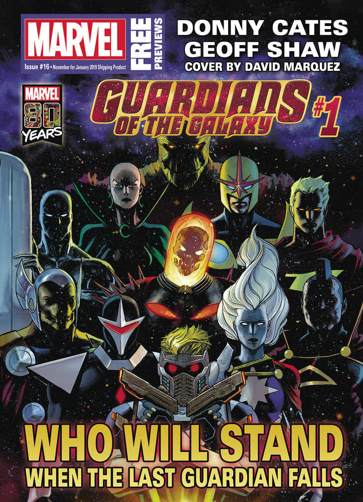 Marvel Previews Volume 04 #16 November 2018 Extras 