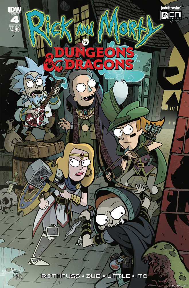 Rick & Morty vs Dungeons & Dragons #4 (Of 4) Cover A Little (C
