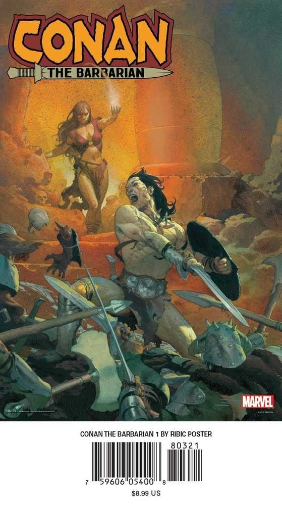 Conan the Barbarian #1 By Ribic Poster