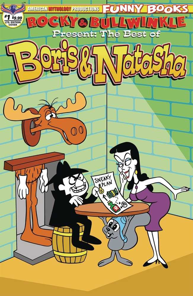 Rocky Bullwinkle Best Boris Natasha #1 Limited Edition Retro An Cover