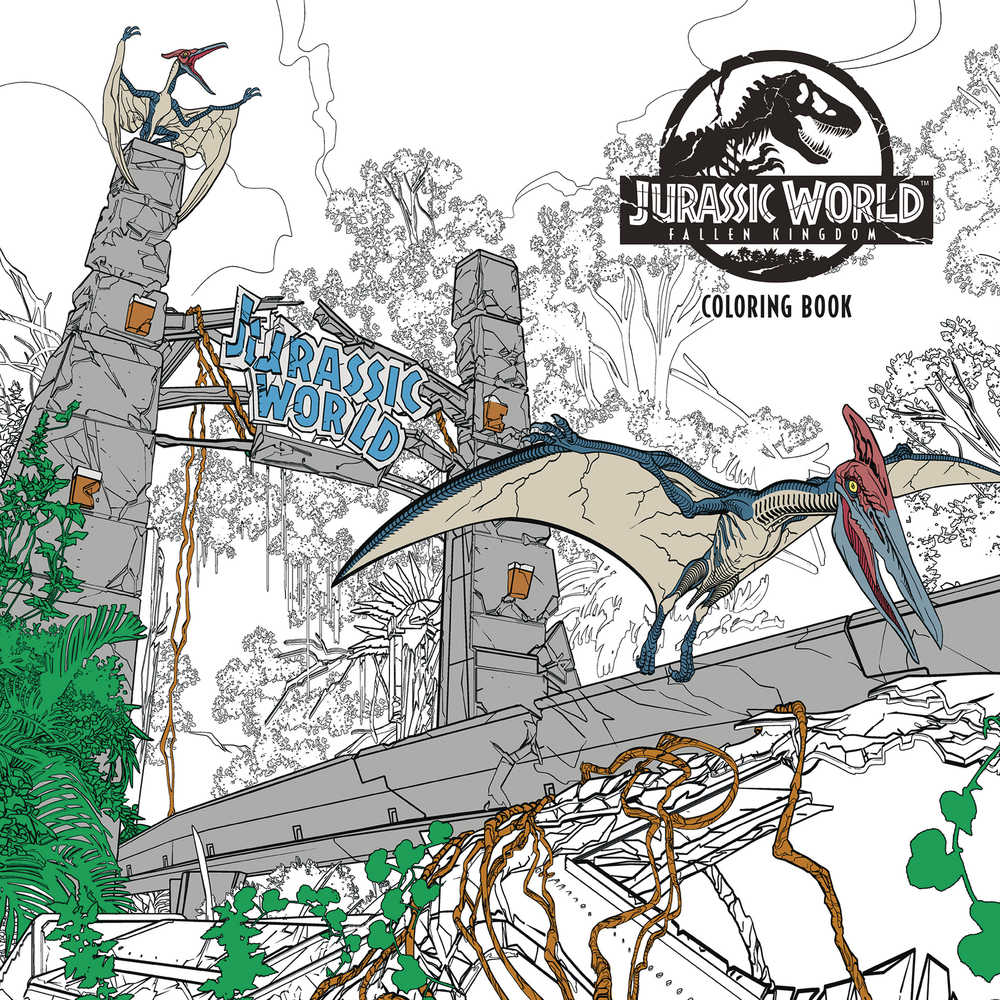Jurassic World Fallen Kingdom Coloring Book TPB 