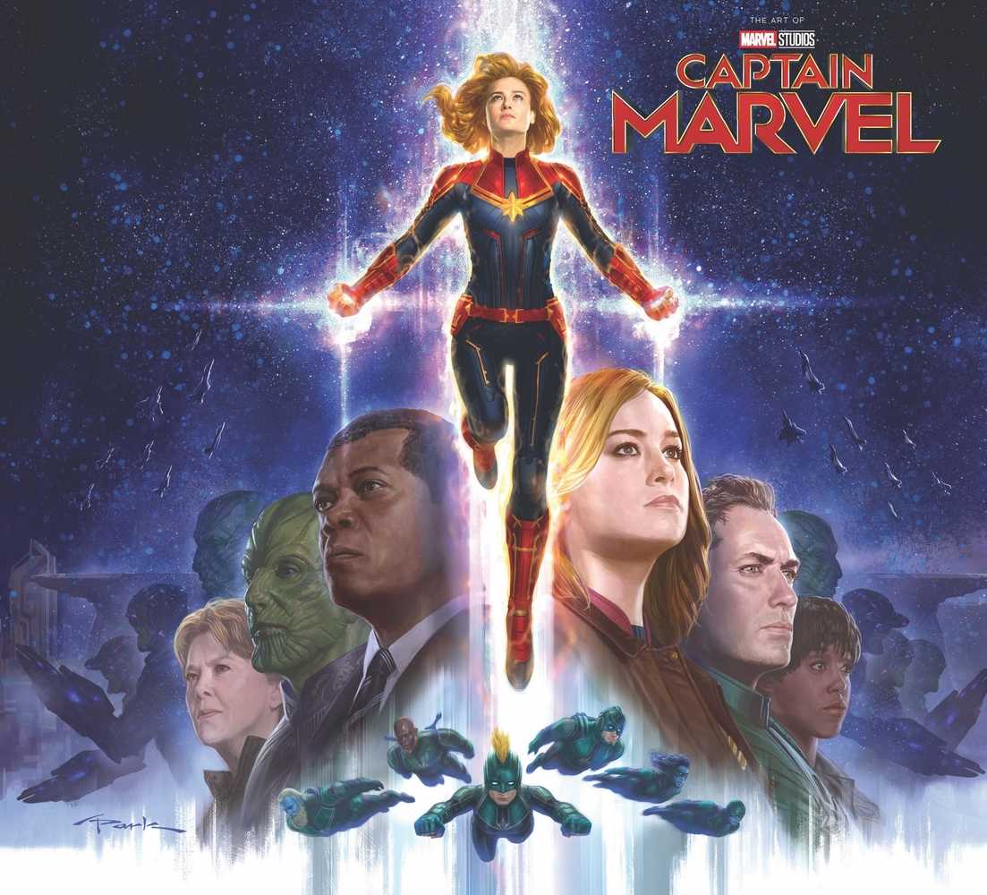 Marvels Captain Marvel Hardcover Art Of Movie Slipcase