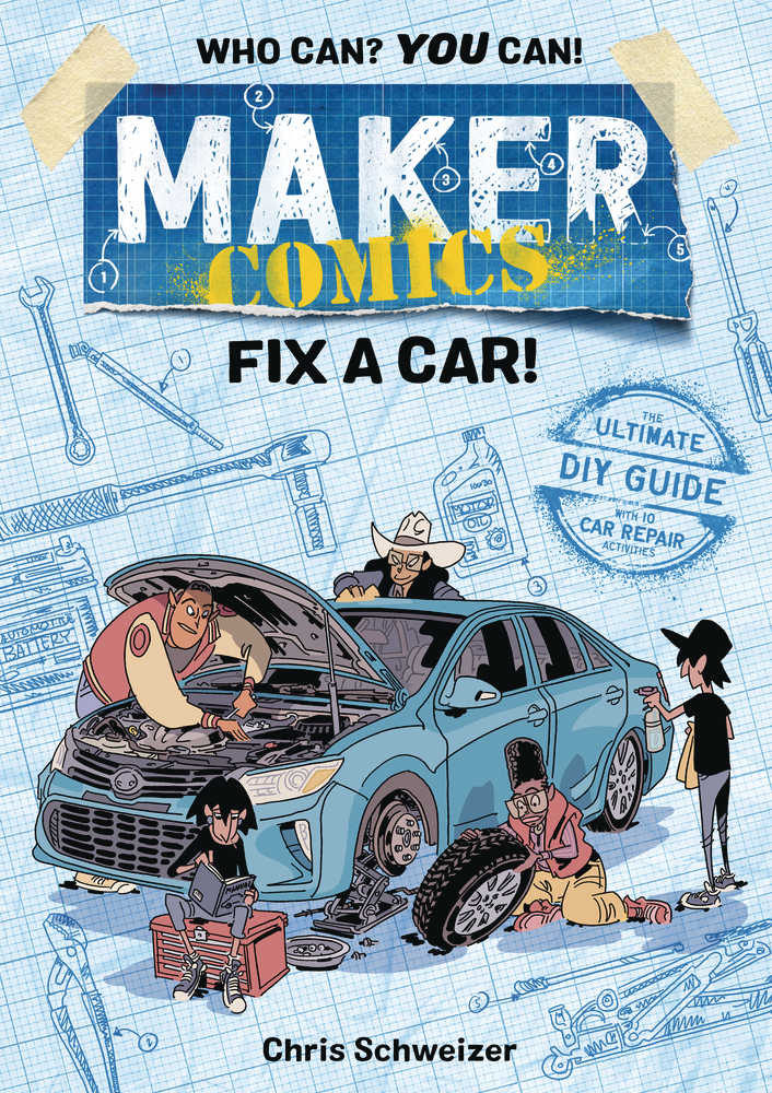 Maker Comics Graphic Novel Fix A Car 
