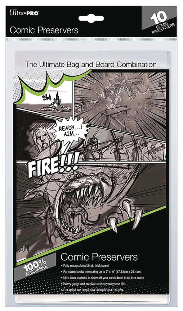 Comic Preserver 7 X10 Inches  