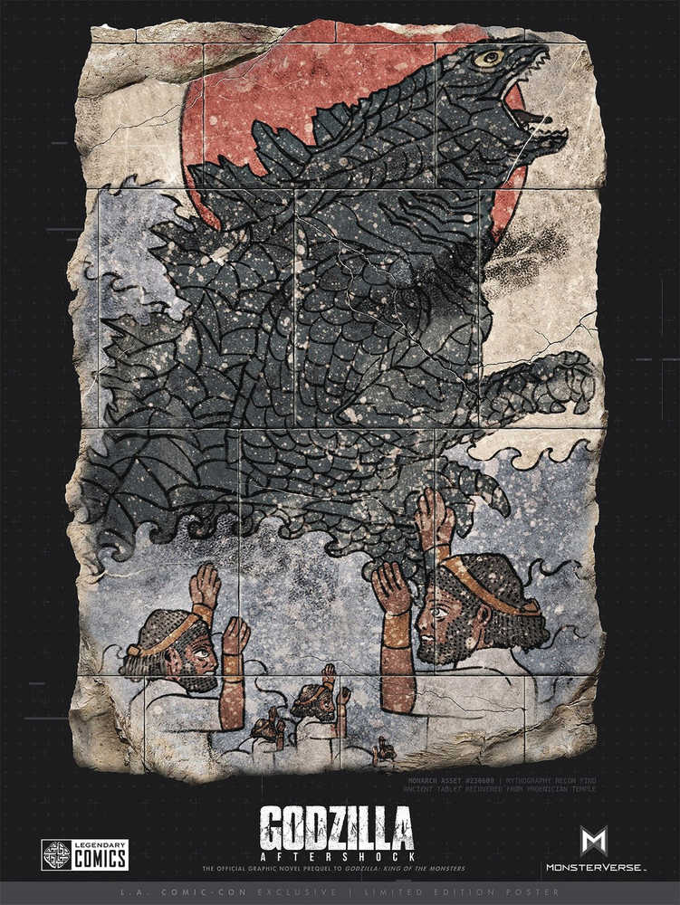 Godzilla Aftershock Hardcover Graphic Novel Chris Shy Cover 