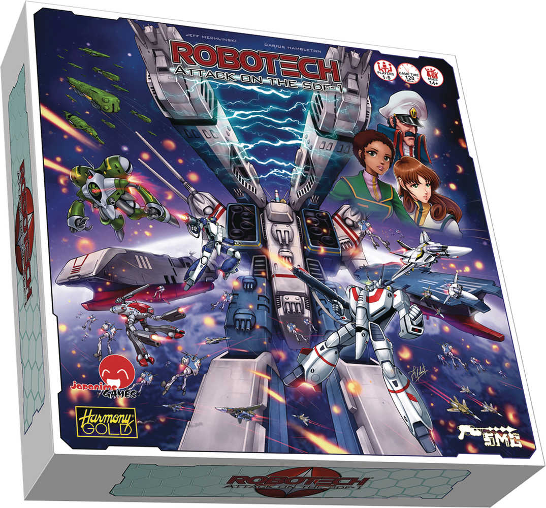 Robotech Attack On The Sdf 1 Coop Board Game 
