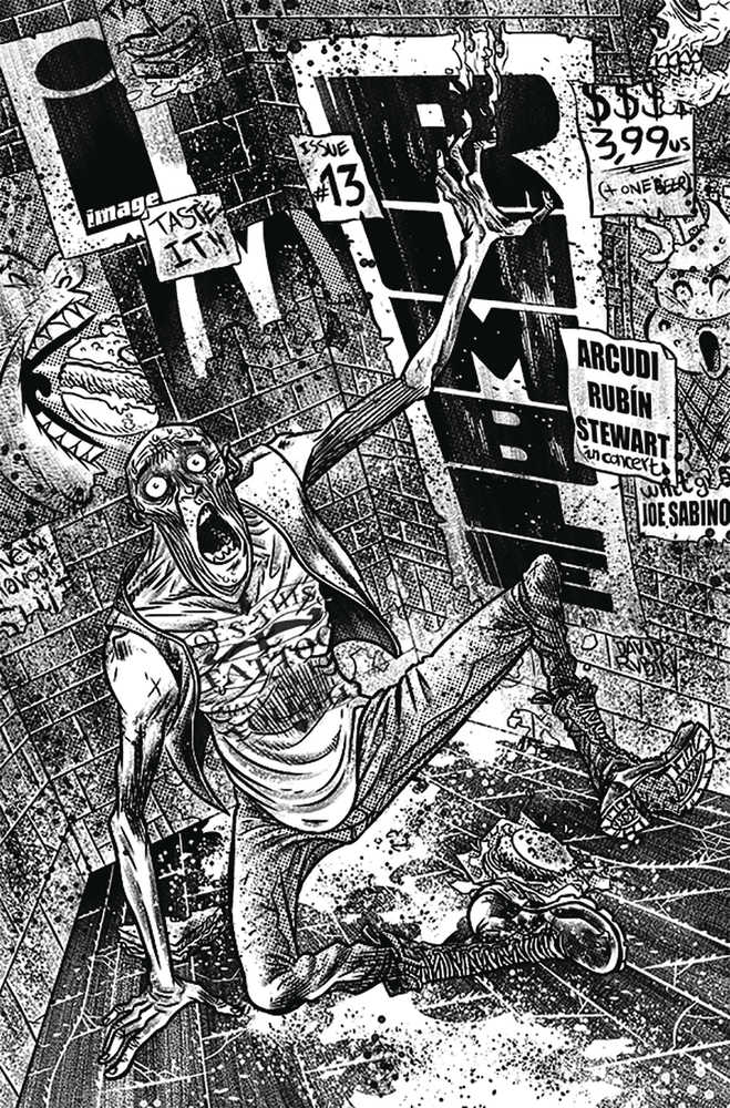 Rumble #13 Cover A Black & White Rubin (Mature)