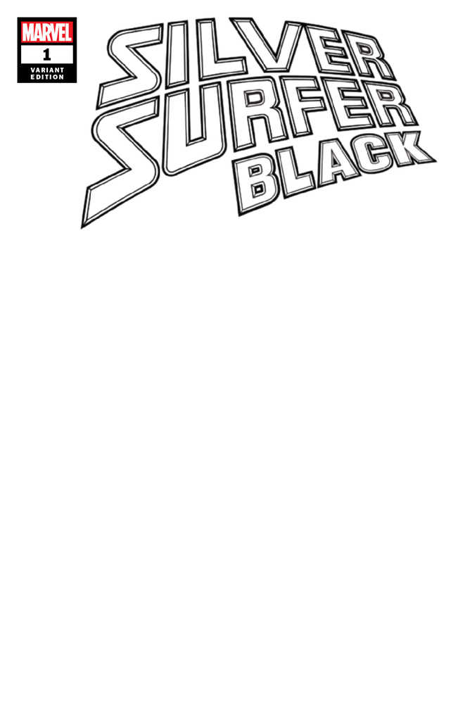 Silver Surfer Black #1 (Of 5) Blank Variant