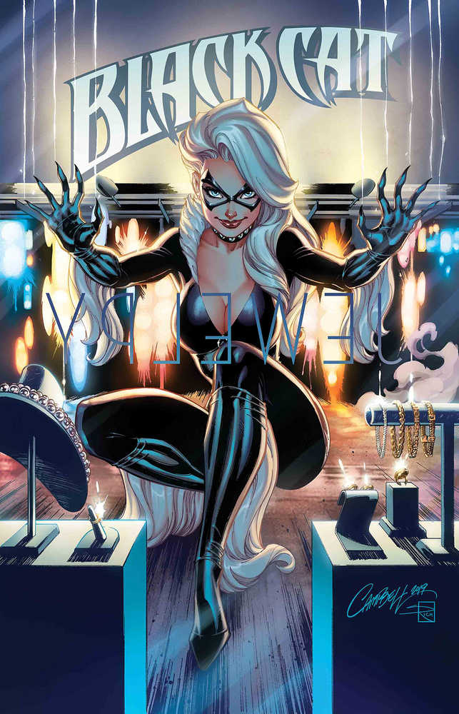 Black Cat By J Scott Campbell Poster