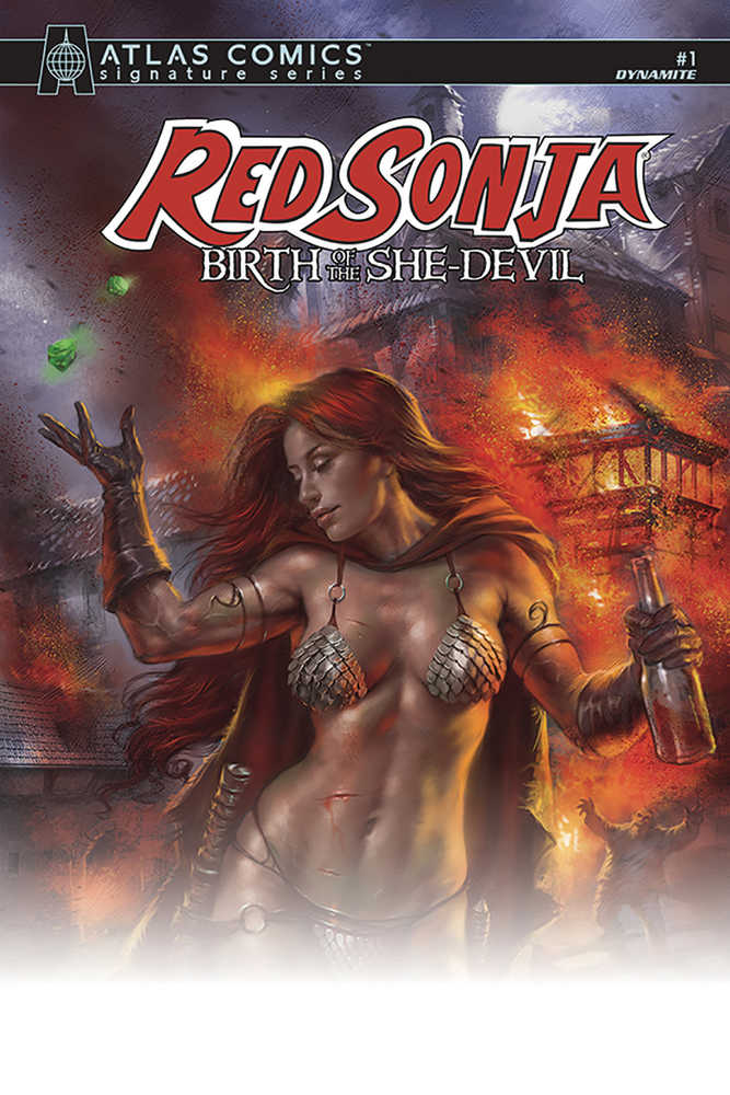 Red Sonja Birth Of She Devil #1 Lieberman Signed Atlas Edition 