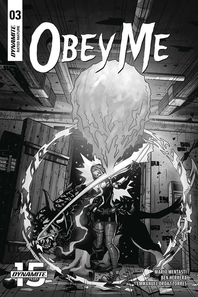 Obey Me #3 10 Copy Herrera Black & White Variant Edition  (Mature)