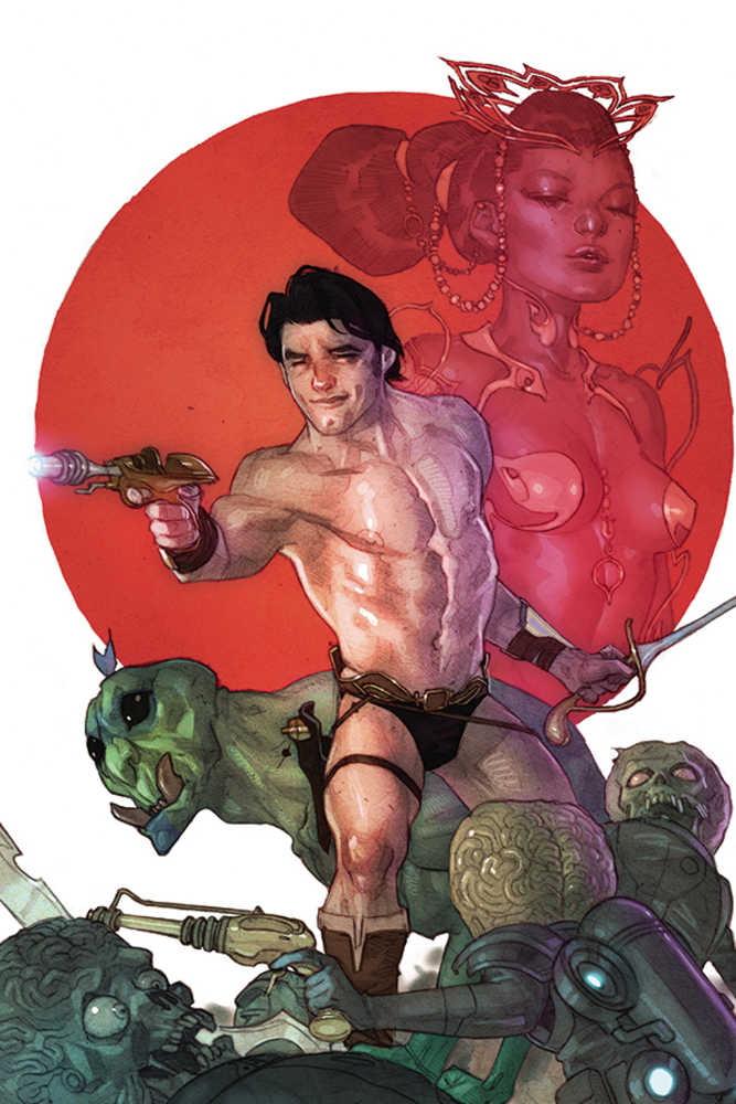 Warlord Of Mars Attacks #1 Cgc Graded Caldwell Tc Variant 