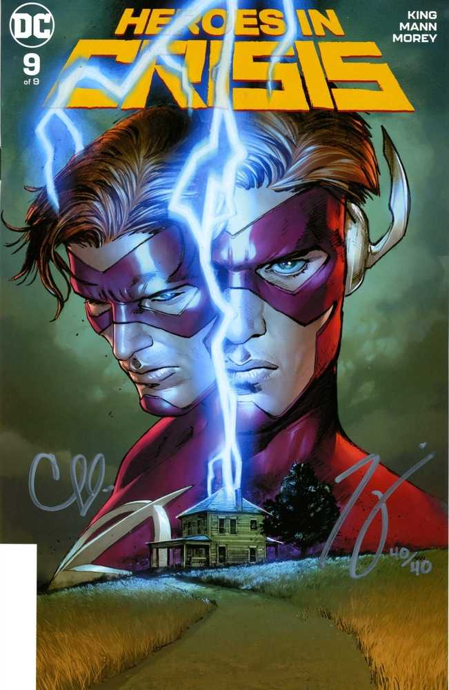 Df Heroes In Crisis #9 Signed Mann