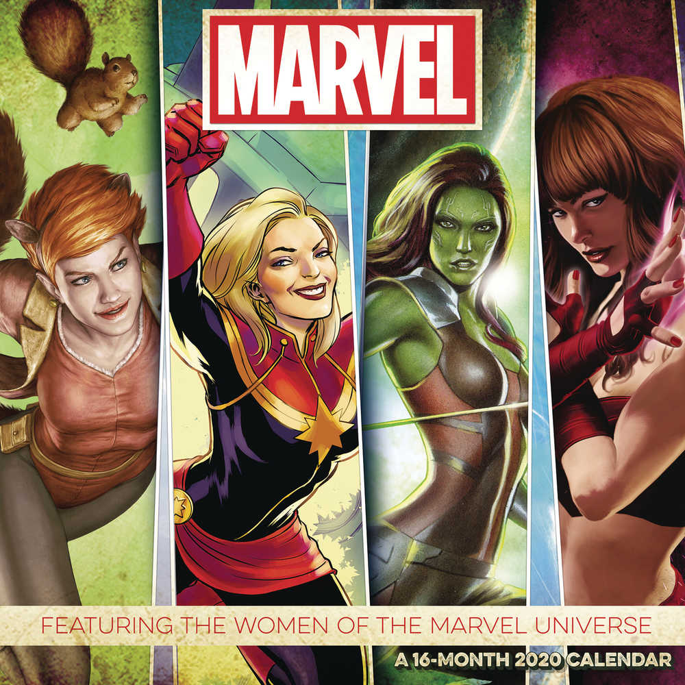 Women Of Marvel 2020 Wall Calendar 
