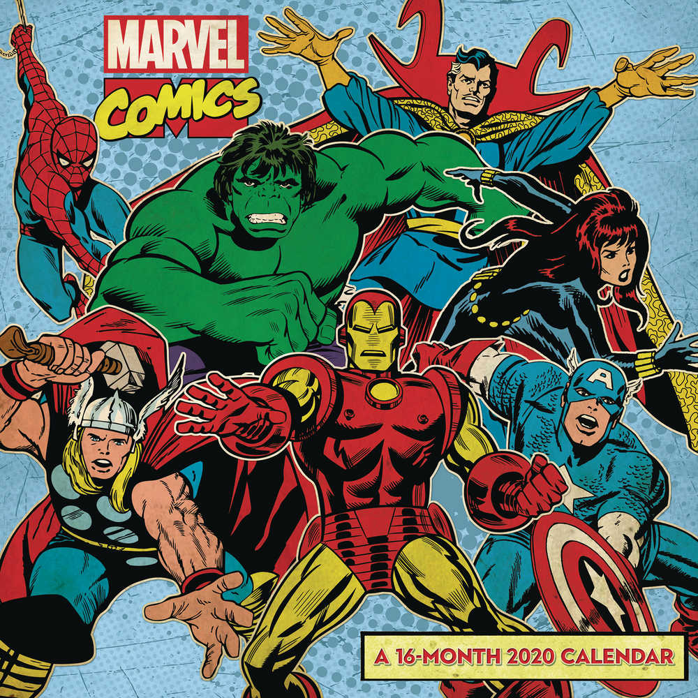 Marvel Comics Retro 2020 Wall Calendar 