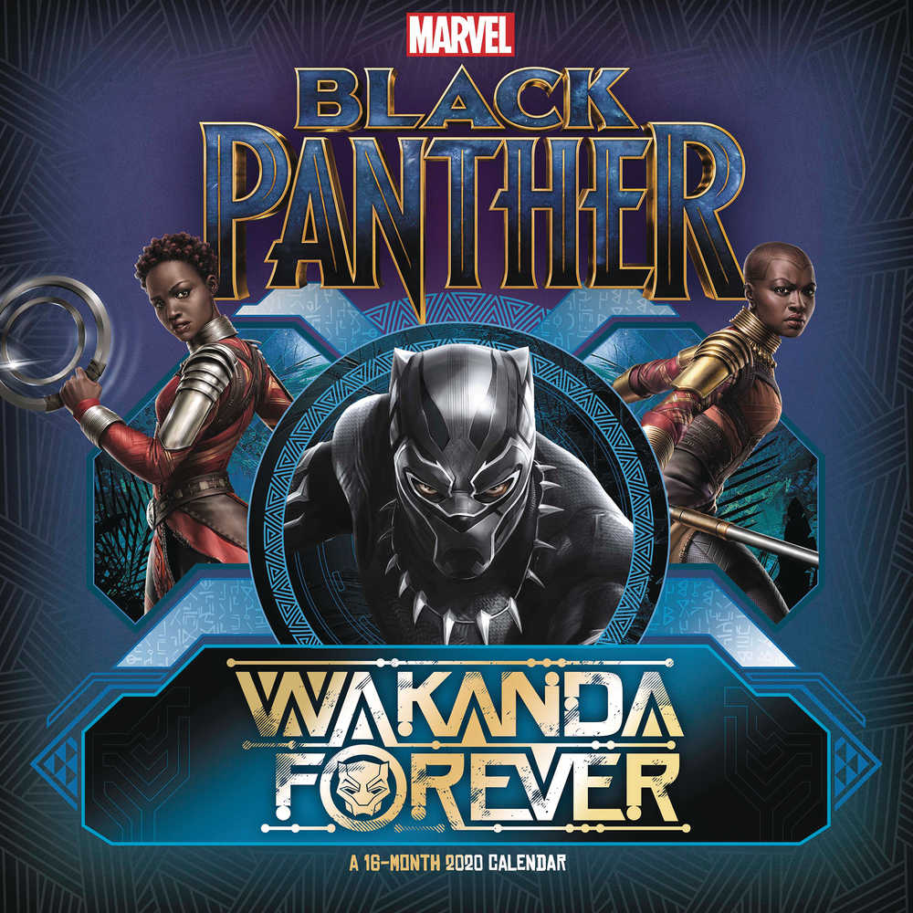 Black Panther Wakanda Forever 2020 Wall Cal 