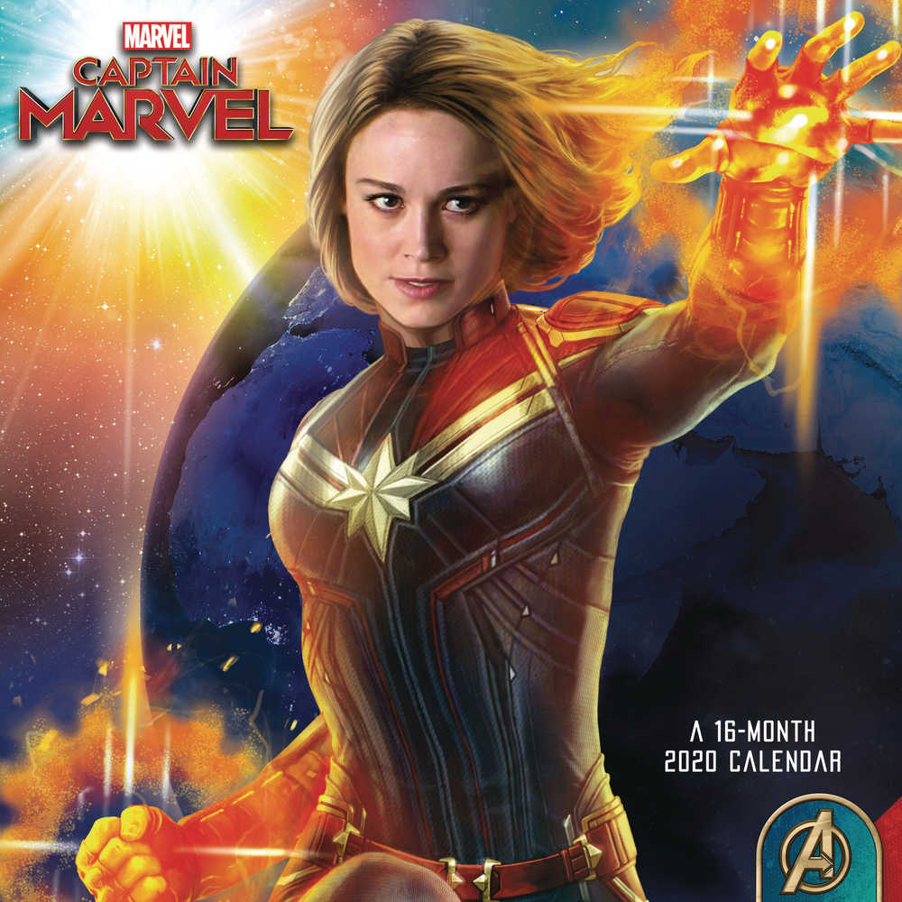 Captain Marvel 2020 Wall Calendar 