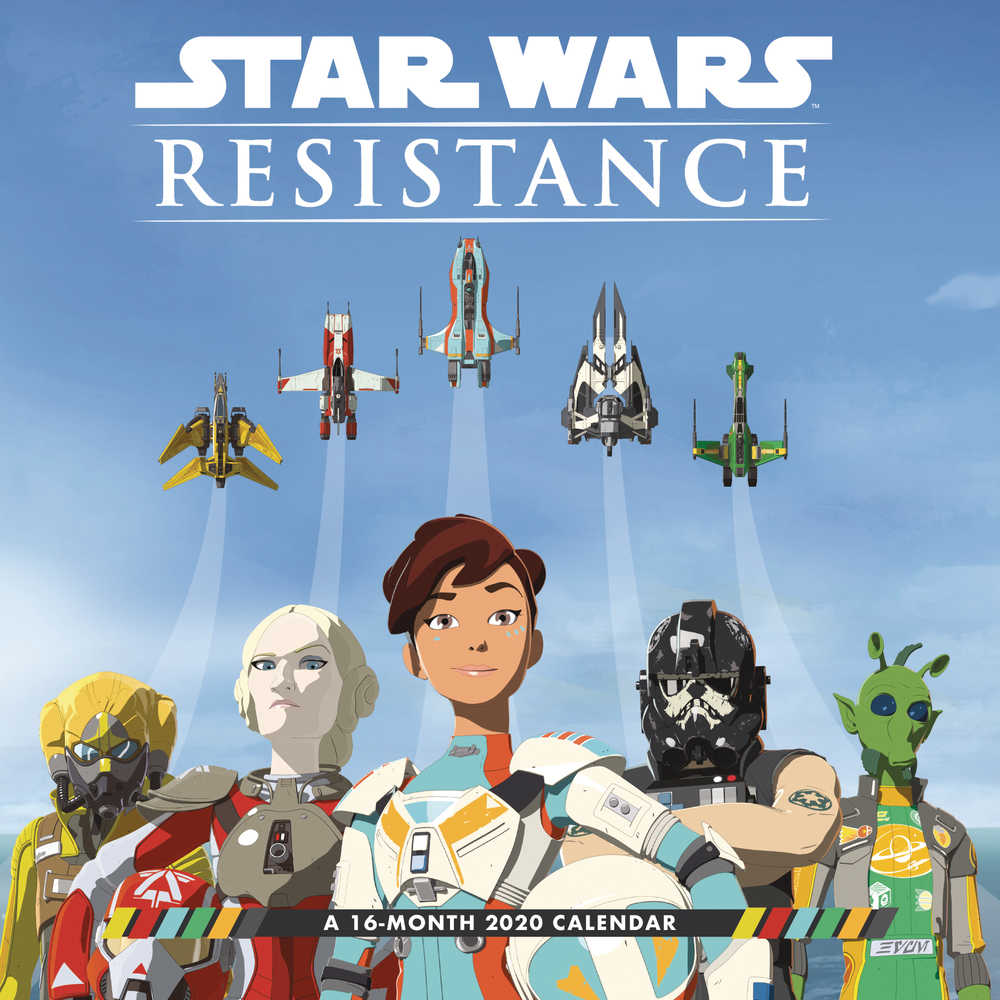 Star Wars Resistance 2020 Wall Calendar 