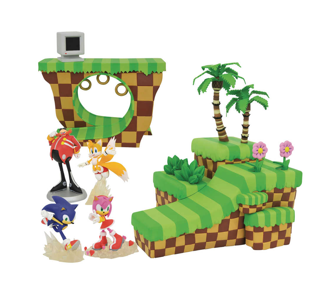 Sonic Playset Diorama PVC Assortment 