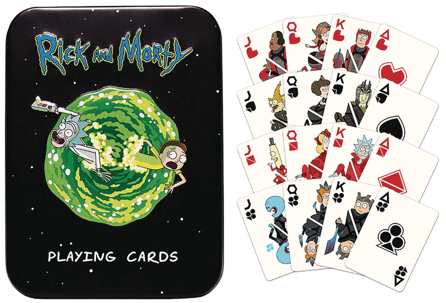 Rick & Morty Playing Cards Tin 