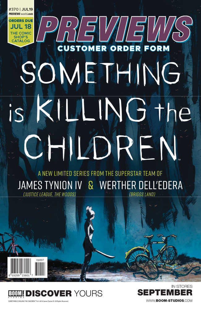 Previews #370 July 2019 Customer Order Form 