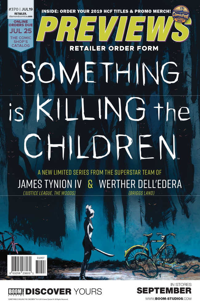 Previews #370 July 2019 Ret Ord Form Free Extras (Lim 1) (Ne