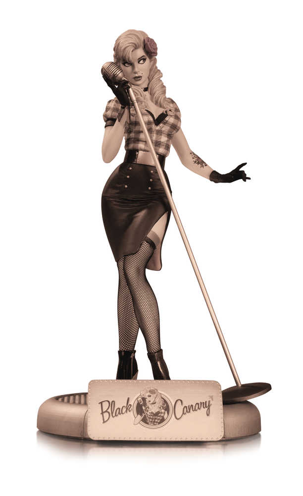 DC Bombshells Black Canary Sepia Variant Statue
